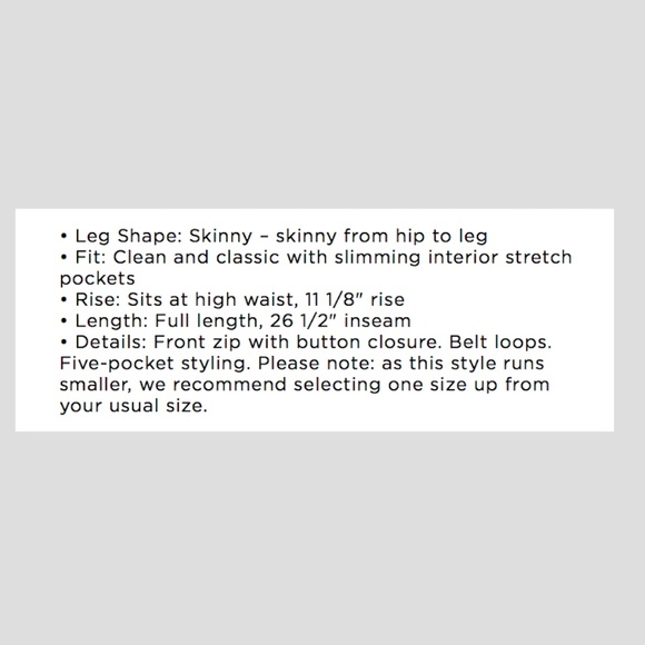 PETITE HIGH WAIST CORDUROY SKINNY PANTS - Picture 5 of 5